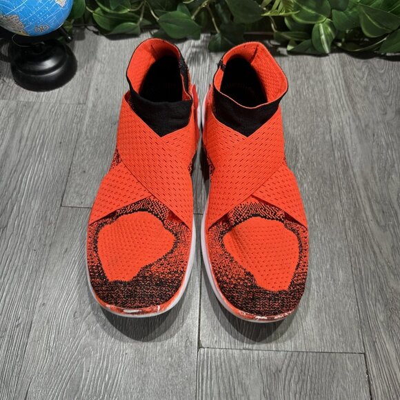 Nike Free RN Motion Shoes Mens Size 9 Orange Flyknit Running Sneaker 880845-600 - Picture 2 of 9